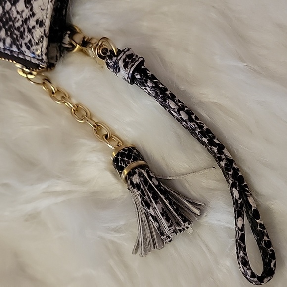 Vintage Brahmin Python Leather Clutch Wristlet - Picture 6 of 12